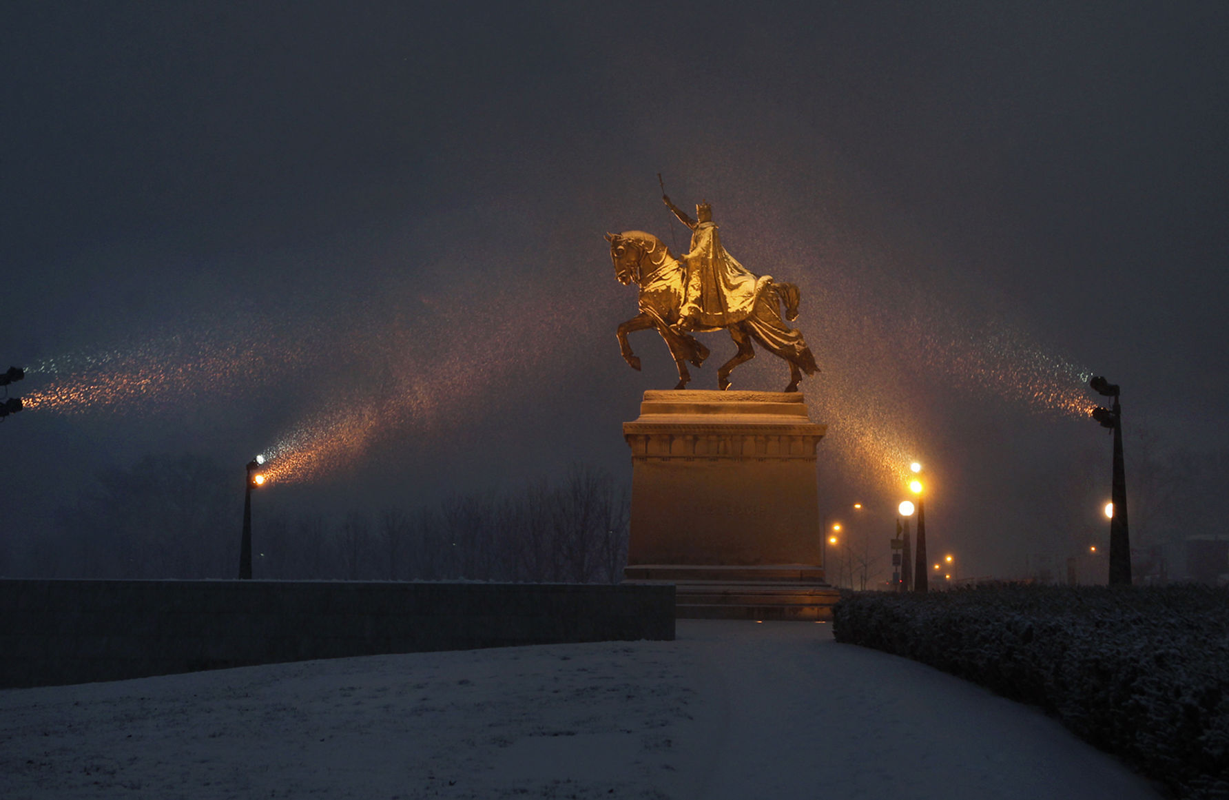 Cold night in Forest Park